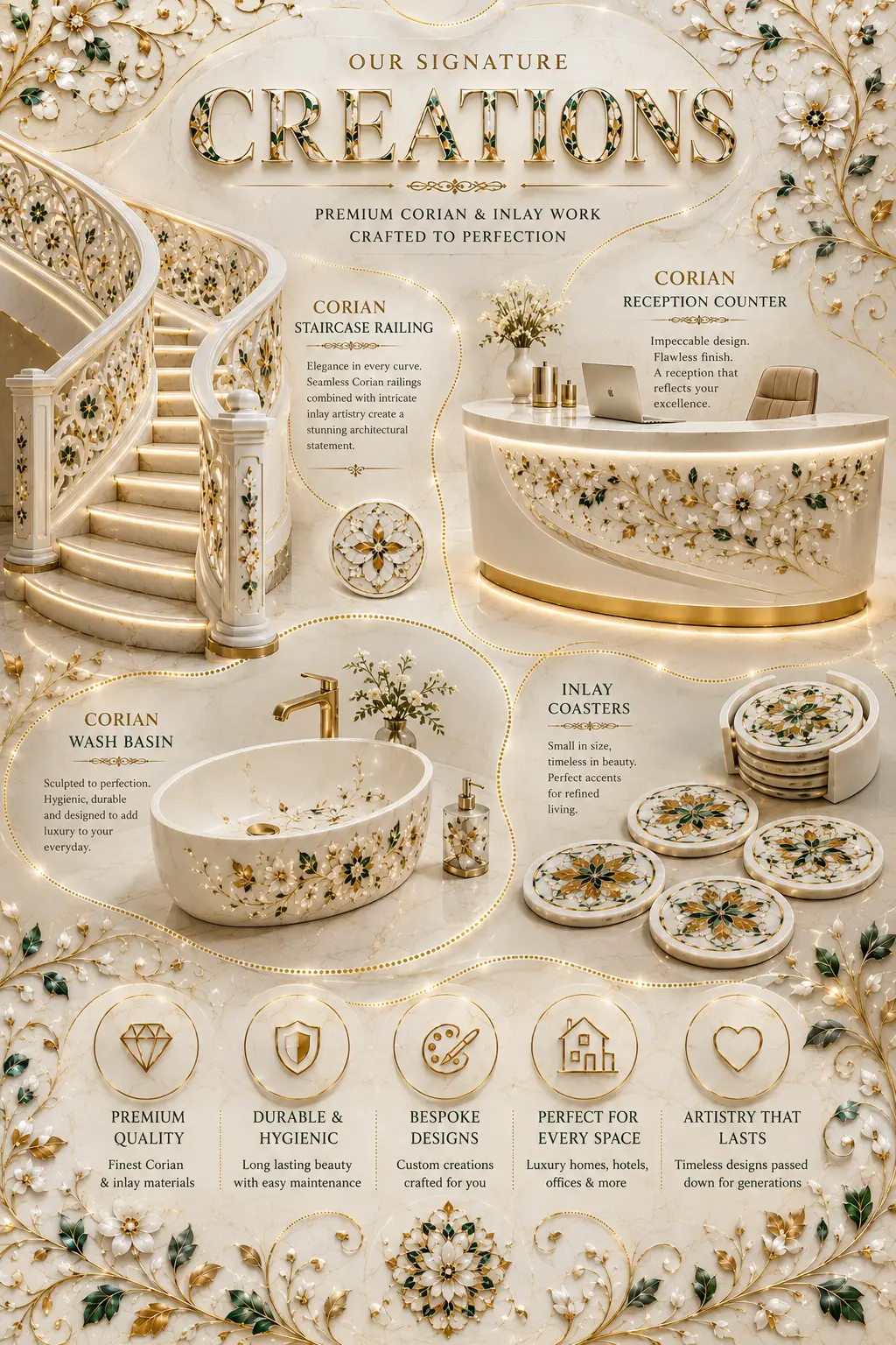 Marble Inlay Craft